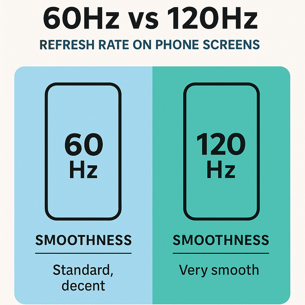 120hz Phone screen