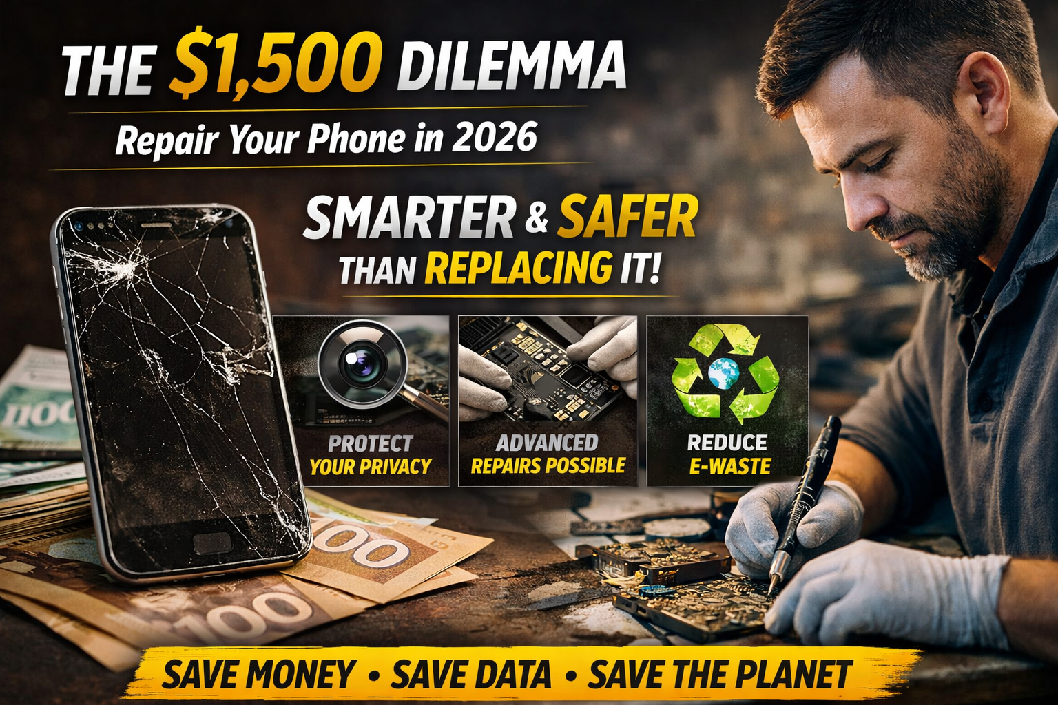 why repairing your phone is smarter